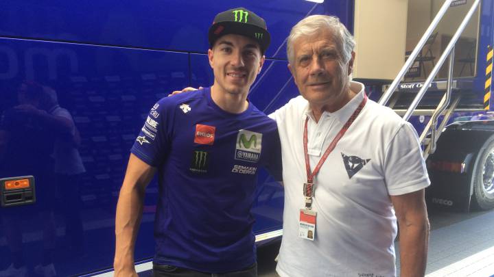 Maverick Viñales y Agostini, en Mugello.