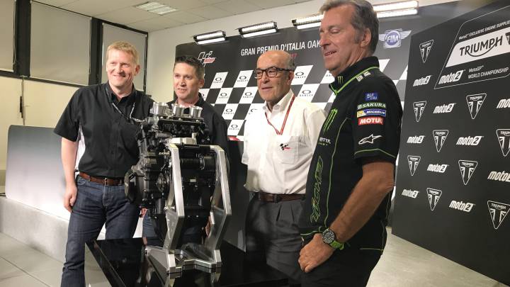 Triumph por Honda como proveedor de motores en 2019