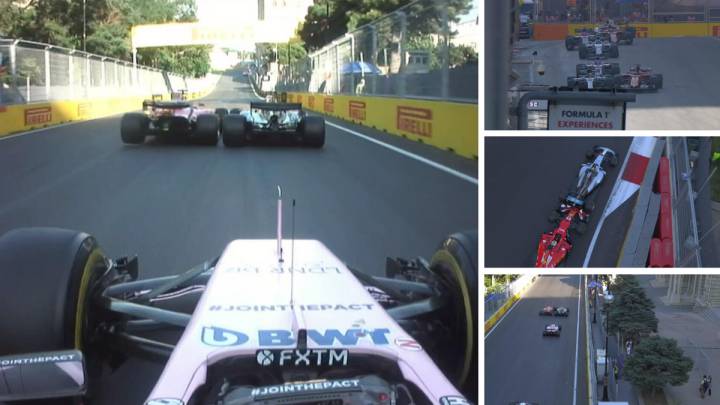 Vettel golpeó deliberadamente a Hamilton por frenar en seco en Azerbaiyán.