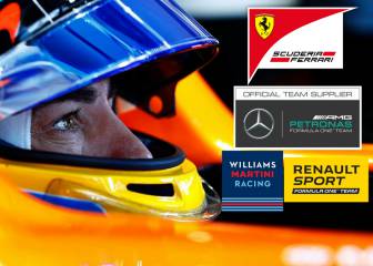 Ferrari y Mercedes, entre las opciones de Alonso para 2018