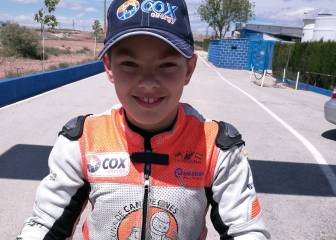 Moto5 se rinde a un piloto de 10 años: Alberto Ferrández