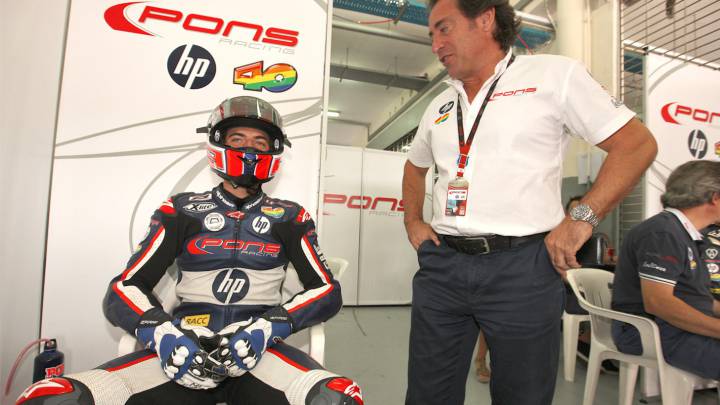 La última aventura de Pons: querer subir a Axel a MotoGP