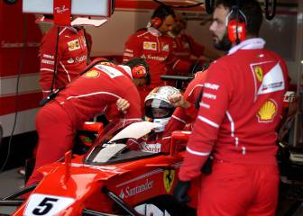 Fracaso del 'shield': Vettel lo quitó del Ferrari por