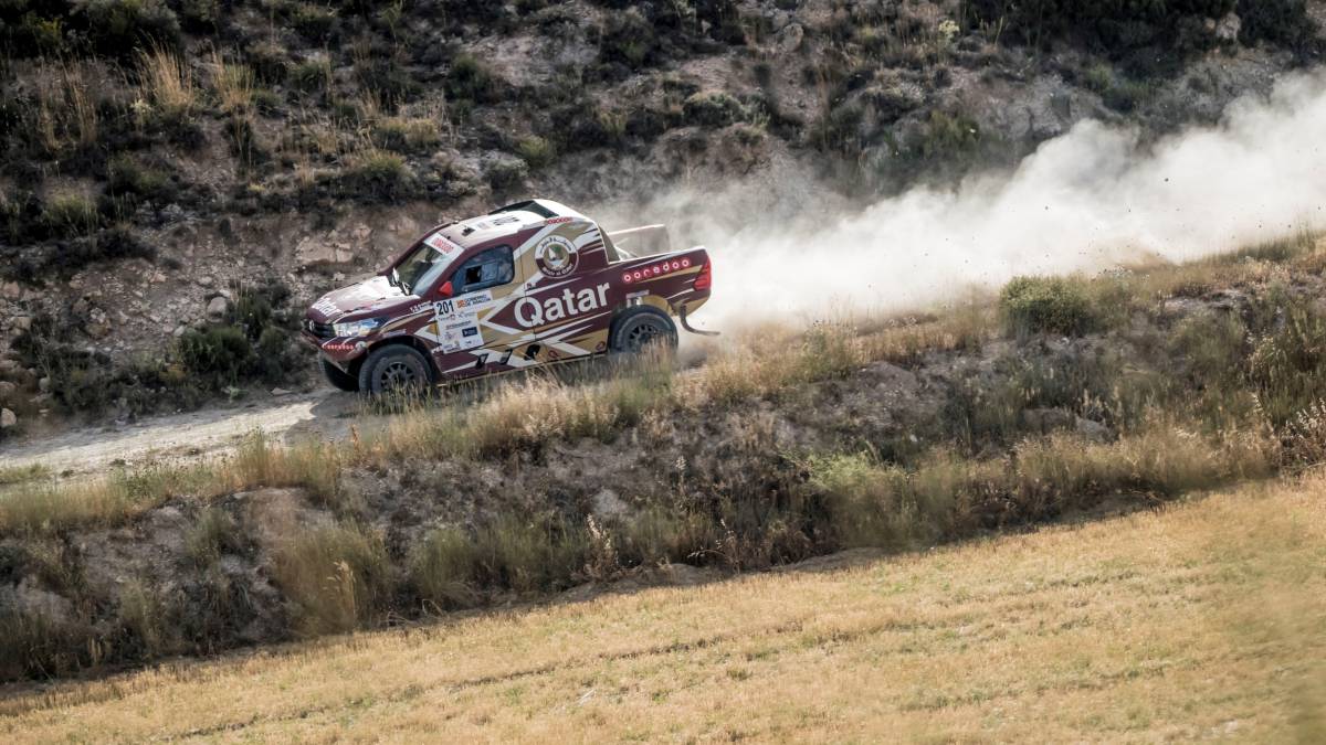Nasser Al Attiyah en la Baja Aragón 2017.
