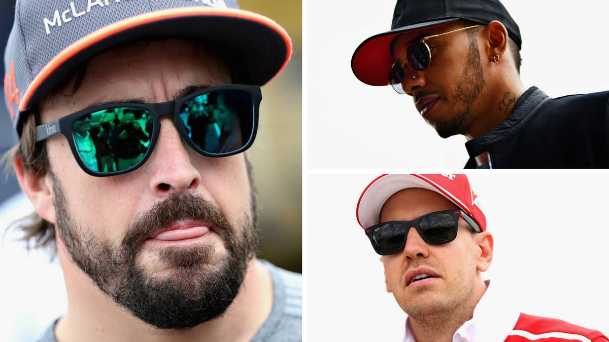 Alonso, Hamilton y Vettel en Hungría.