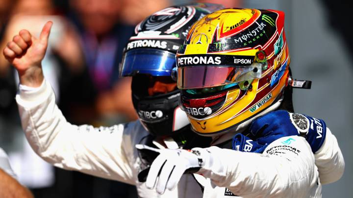 Bottas y Hamilton, doblete de Mercedes.