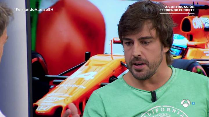Fernando Alonso, en El Hormiguero.