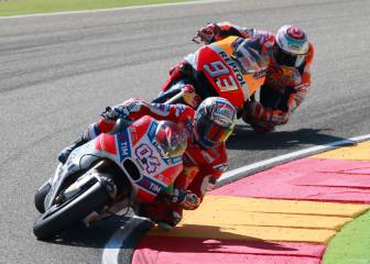 Dovizioso no se rinde pese a los buenos números de Márquez