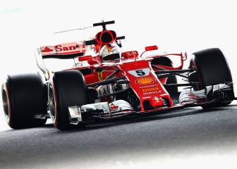 Vettel y Hamilton, en dos décimas con Alonso 12º