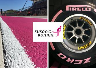 La F1 se tiñe de rosa para luchar contra el cáncer de mama