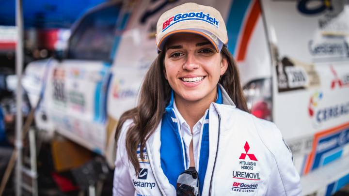 Cristina Gutiérrez al Dakar.