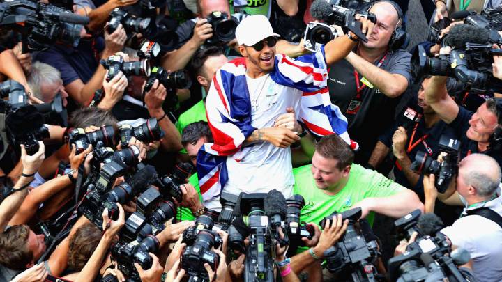 Hamilton: "Me inspiro en estrellas como Nadal o Federer"