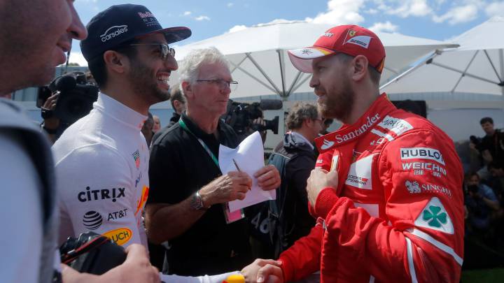 Ricciardo: "¿Ferrari? No estoy seguro de si Vettel me aceptaría"