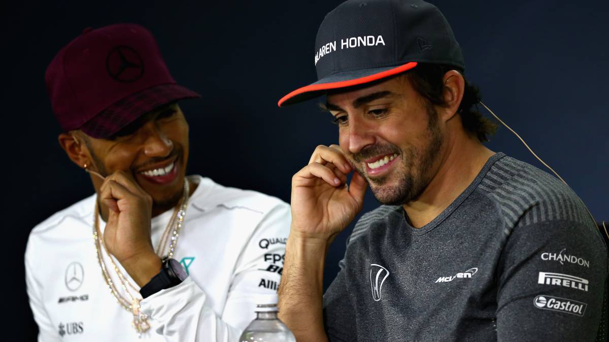 Hamilton y Alonso.