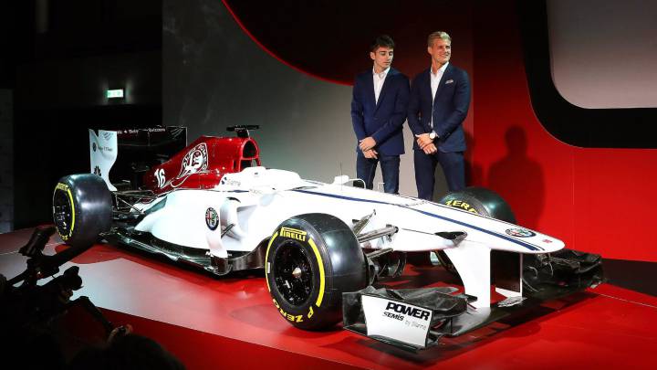 Leclerc y Ericsson, con el Alfa Romeo Sauber.