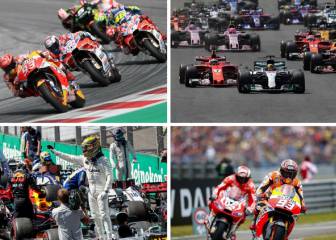 Récord histórico: en 2018 habrá 40 GGPP entre MotoGP y F1