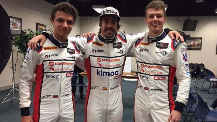 Fernando Alonso inicia el asalto a las 24 Horas de Daytona