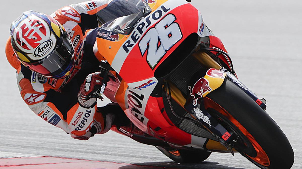 Pedrosa celebra su reencuentro con Puig volando en Malasia