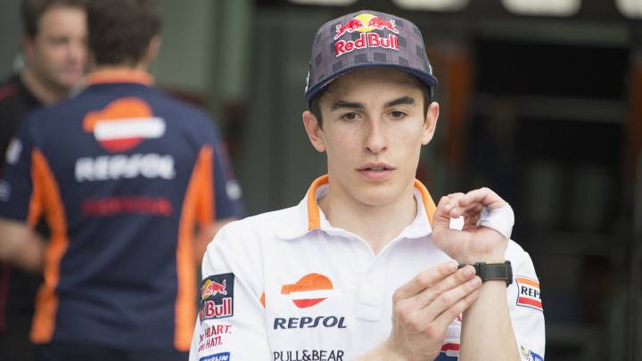 Marc Márquez, en el circuito de Sepang (Malasia) durante los últimos test de MotoGP.