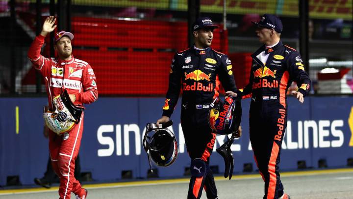 Ricciardo desprecia a Vettel: "Sólo me ha desafiado Verstappen"