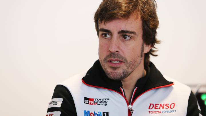 Fernando Alonso, en Portimao con Toyota.