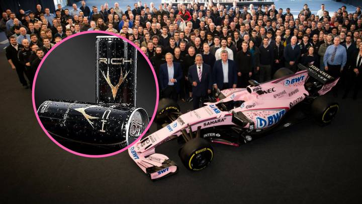 La marca de bebidas energéticas Rich Energy negocia la compra de Force India.