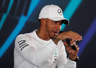 Hamilton con su Mercedes señala a Vettel como rival