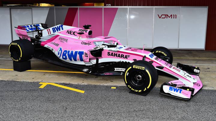El Force India VJM11.
