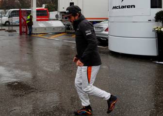 Alonso, 'feliz' con el McLaren en nieve: