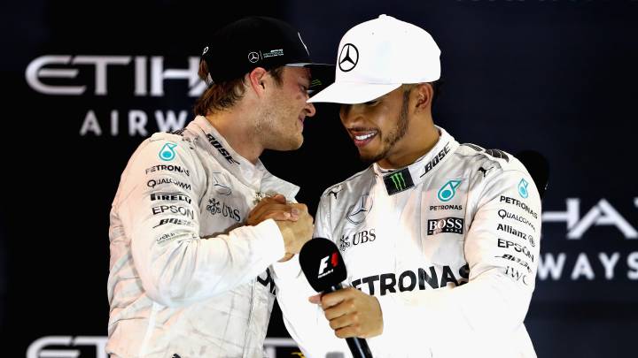 Nico Rosberg: "El botón fiesta es Lewis Hamilton"