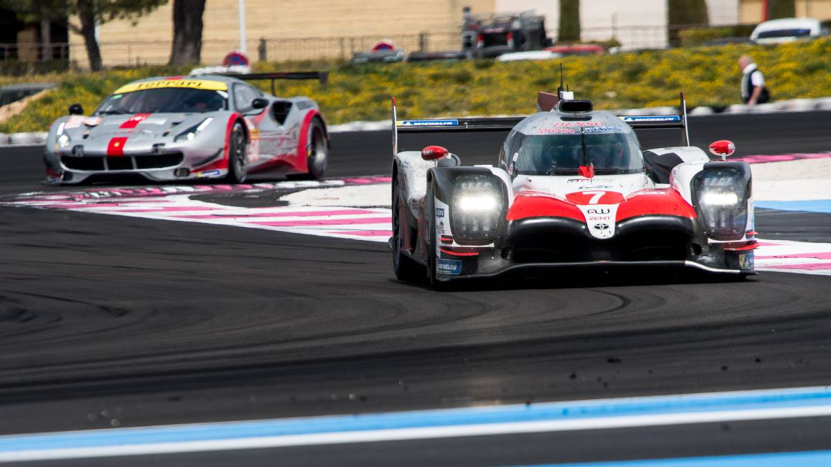 El Toyota TS050, en Paul Ricard.