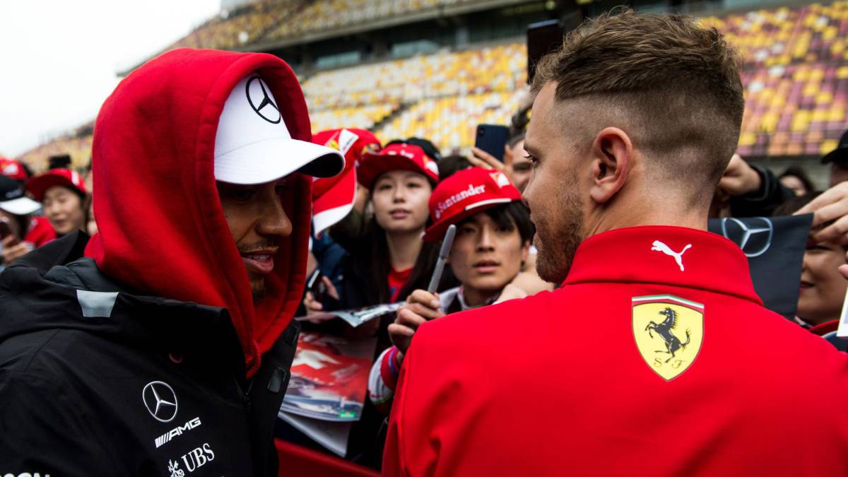 Máxima igualdad en las apuestas entre Hamilton y Vettel