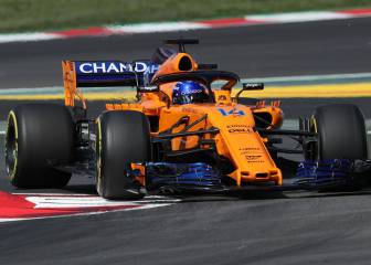 Mercedes domina y Alonso ya prueba cambios en su auto