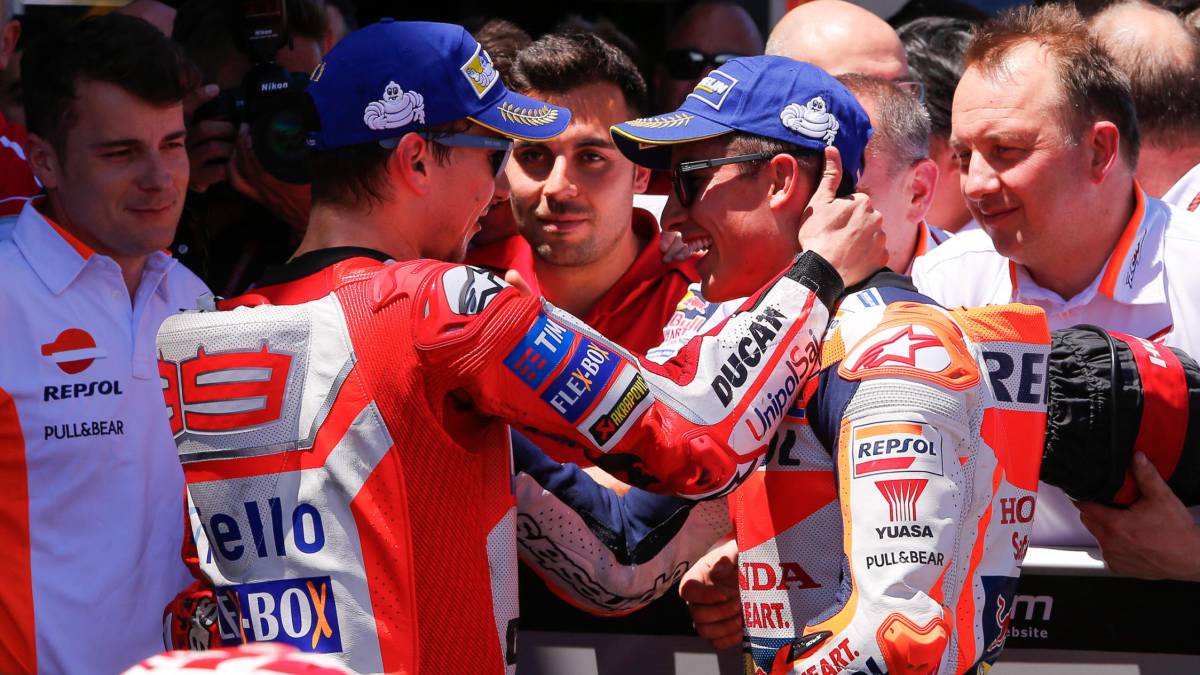 Jorge Lorenzo y Marc Márquez.