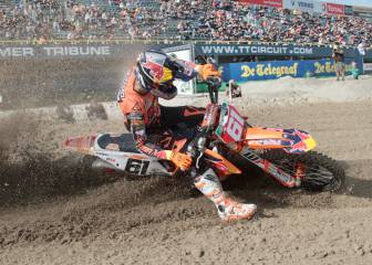 Jorge Prado roza el título de MX2 tras un doblete en Assen