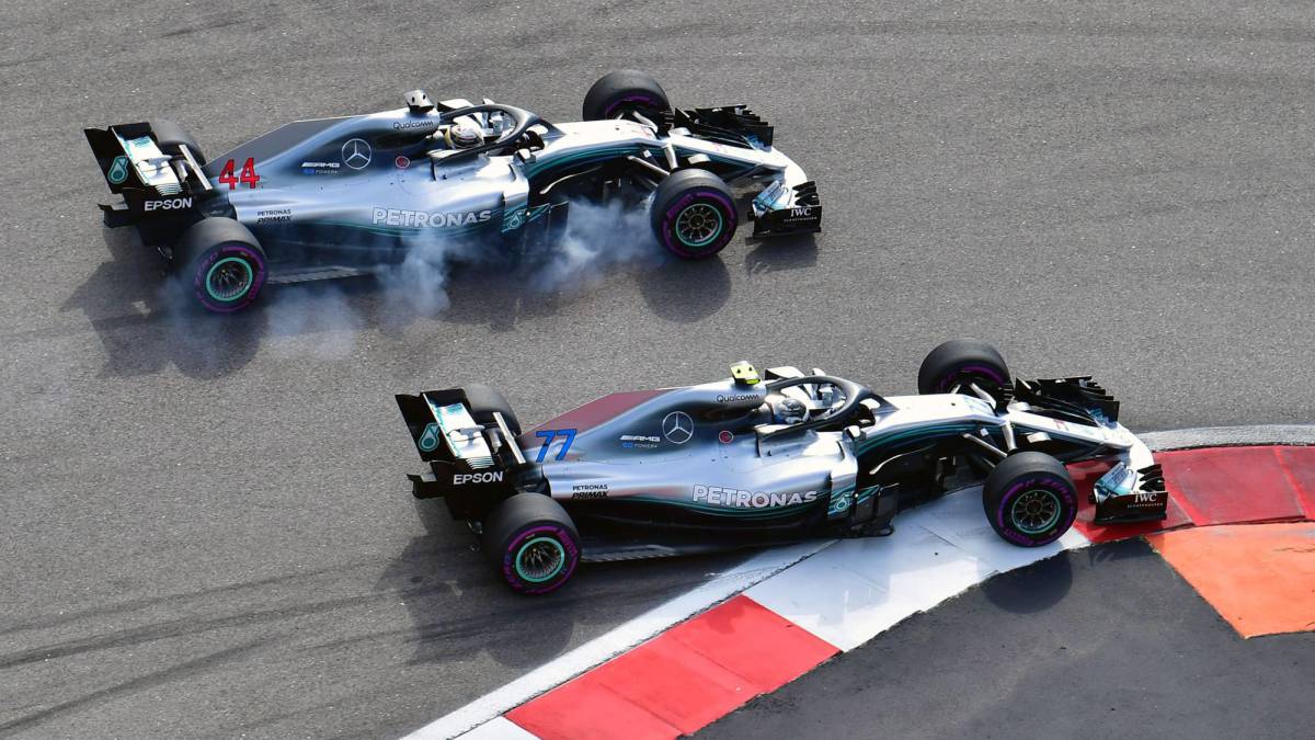 Hamilton y Bottas