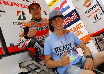 Márquez compartiría tierra y asfalto con Jorge Prado