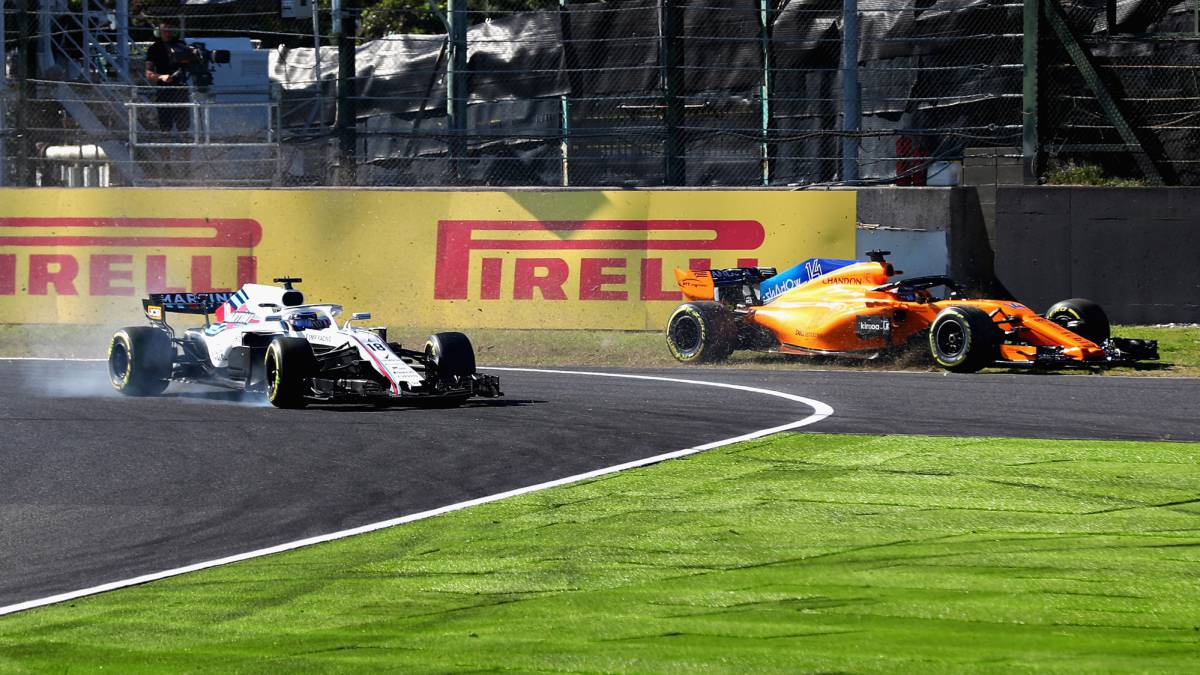 El enfado de Alonso por la radio tras ser sancionado en Suzuka