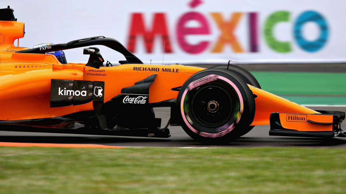 Fernando Alonso en México.