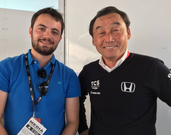 Jesús Balseiro (de As) y Satoru Nakajima.
