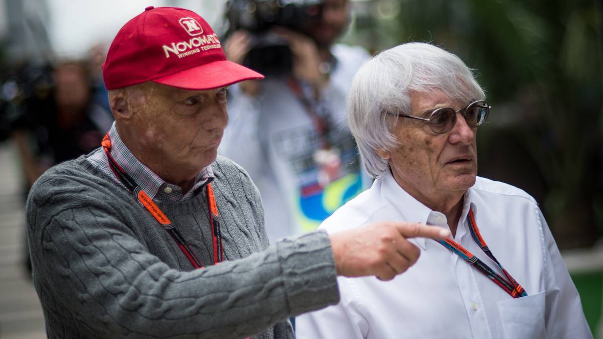 Ecclestone: "El plan secreto de Lauda es volver en Abu Dabi"