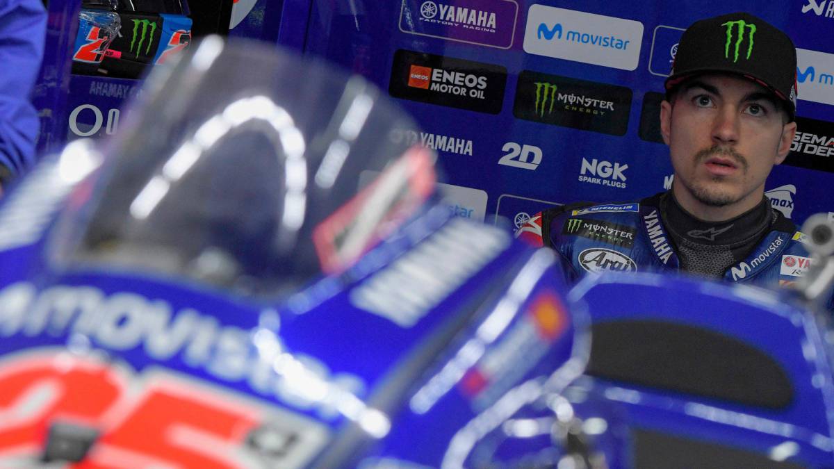Maverick Viñales en Cheste.