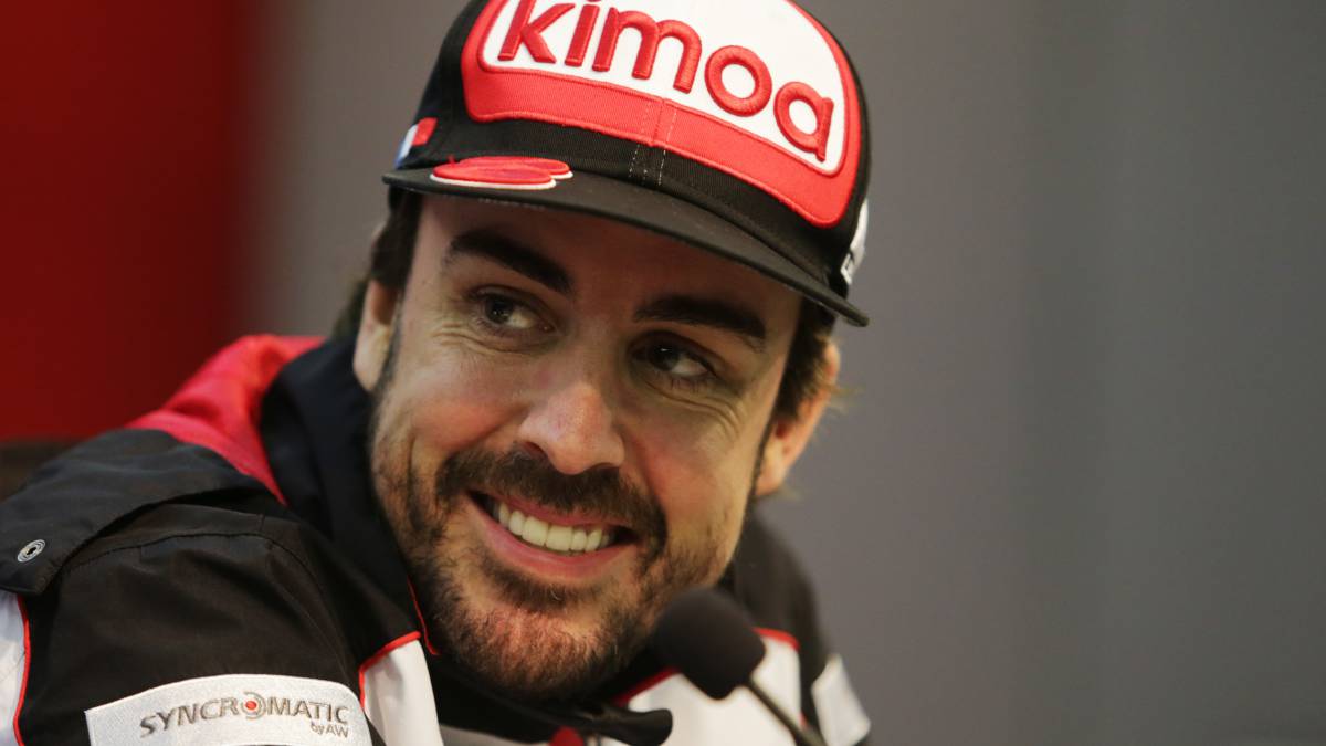 Fernando Alonso, en Shanghái.