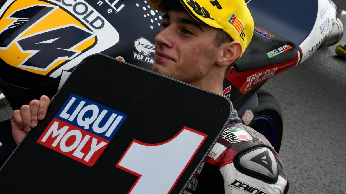 Arbolino firma la última pole de la temporada en Moto3
