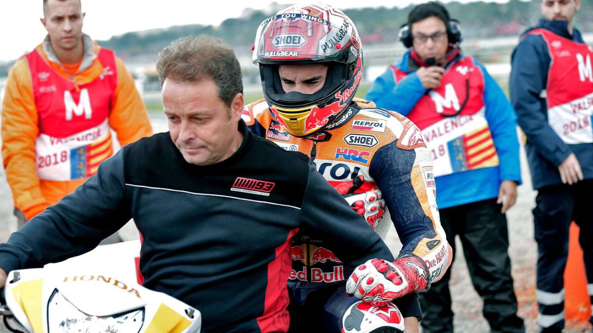 Márquez: "Arrastro la lesión del hombro desde Japón"