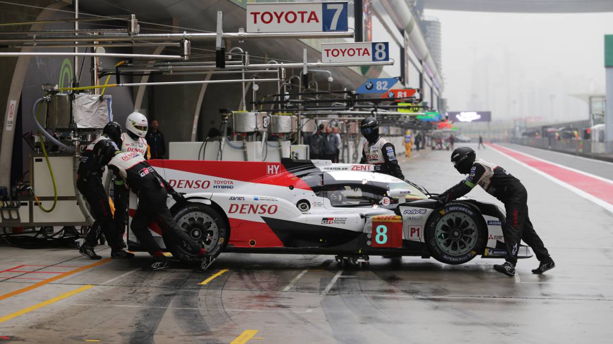 El Toyota de Alonso en las 6 Horas de Shanghái.