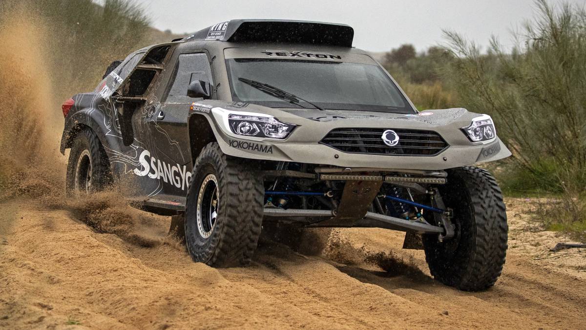El SsangYong Rexton DKR.