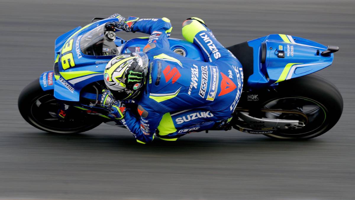 Joan Mir ha debutado con la Suzuki.