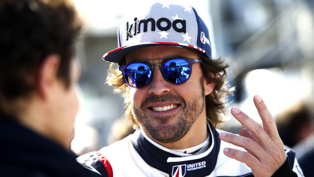 Fernando Alonso, en Daytona.