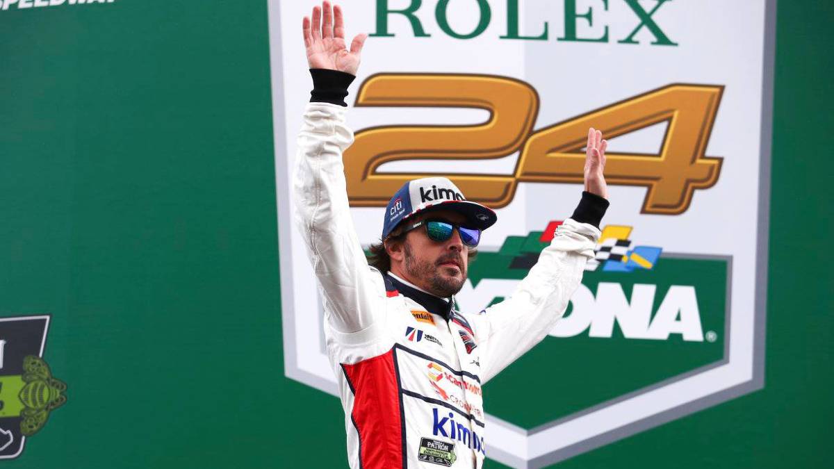 Alonso, en las 24H de Daytona 2018.